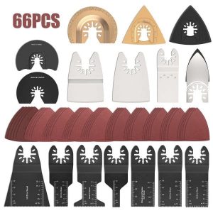 TMWEFUSC 38Pcs Multimaster Oscillating Multitool Saw Blades For Fein Multimaster Dremel Makita Bosch